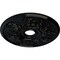 Ekena Millwork Acanthus Twist Medallion (Canopies up to 8 3/8"), 23 5/8"OD x 4 5/8"ID x 1 7/8"P, Black Pearl CM23ACBPS - alternate 4